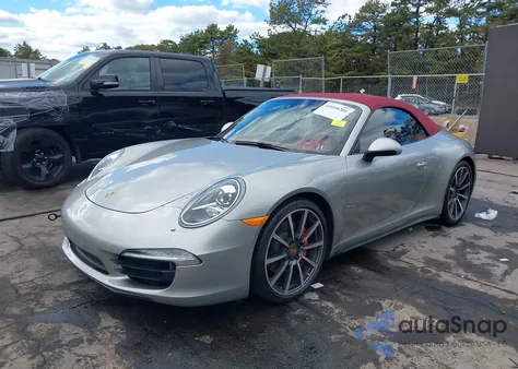 2013 Porsche 911 Carrera 4S z USA, uszkodzony, nr VIN WP0CB2A9XDS155813